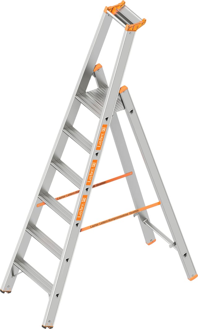 Layher Topic 1064 Stufenstehleiter 6 Stufen