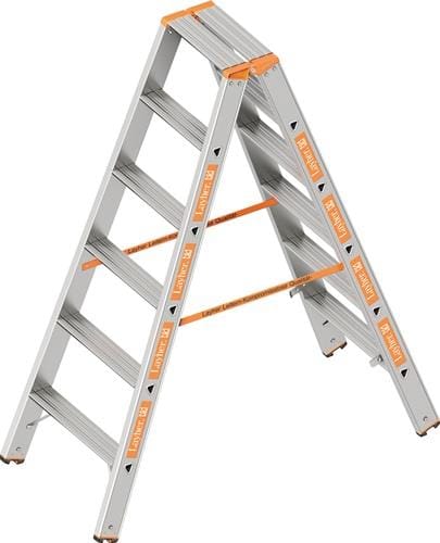 Le Topic - Stufen - Stehleiter 2X6 Stufen - Layher
