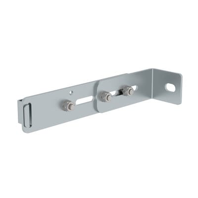 MUNK verstellbare Wandhalter mit Klemmbügel Stahl verzinkt Wandabstand 215-275mm