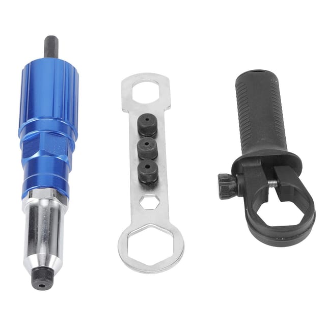 Nietpistolenkopfaufsatz, Nietbohrerzubehör Für Elektrische Nietbohrmaschine, Konvertierungsadapter, Bohrereinsatzmutter