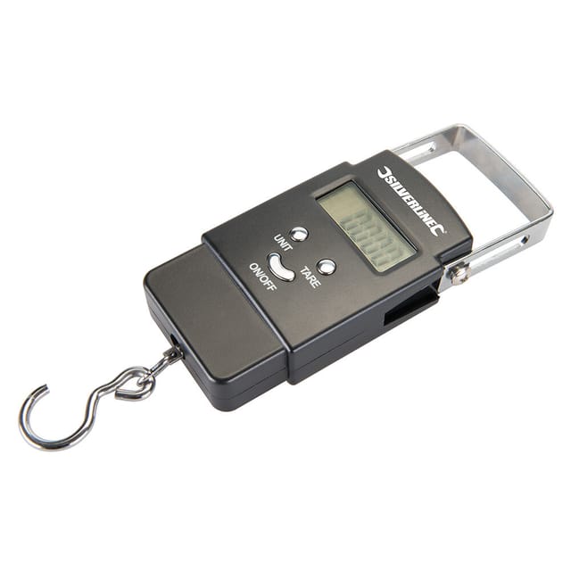 Silverline - Digitale Taschenwaage bis 50 kg