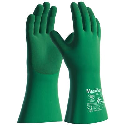 12 Paar MaxiChem® Cut Chemikalienschutz-Handschuhe (76-833) Größe 8
