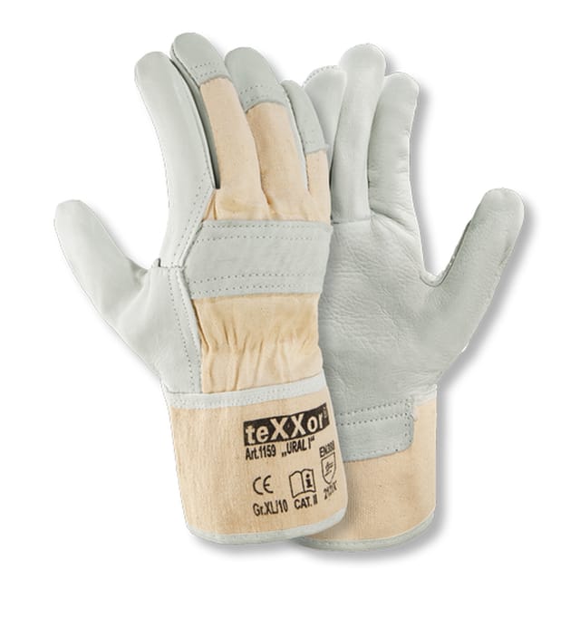 TeXXor ural i, Rindvolllederhandschuhe, Kat. 2, gefüttert 11599 Gr.9