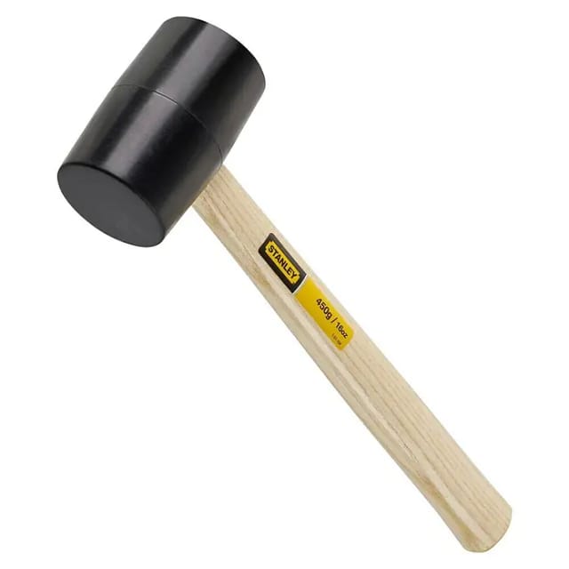 Gummihammer mit schwarzem Kopf 454 g - Stanley