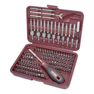 Kraftwerk - Ergokraft Bithalter-Schraubendreher-Set 138 Werkzeuge - 2778