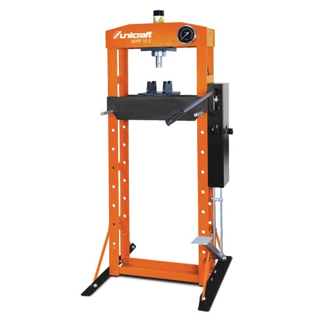 Werkstattpresse wpp 15 e 15 t 160mm min:173/max:985mm - 6300016 - Unicraft