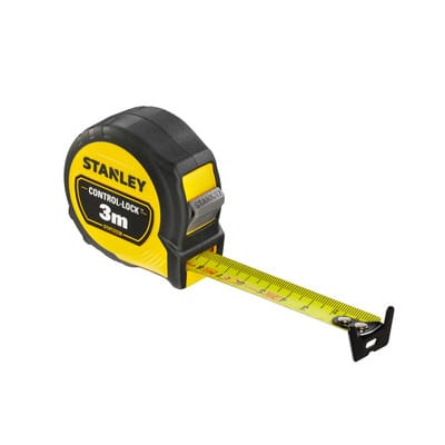 Stanley - Taschenrollbandmaß Compact Pro Länge 3 m Breite 19 mm mm/cm eg ii (± 0,5 mm/m)