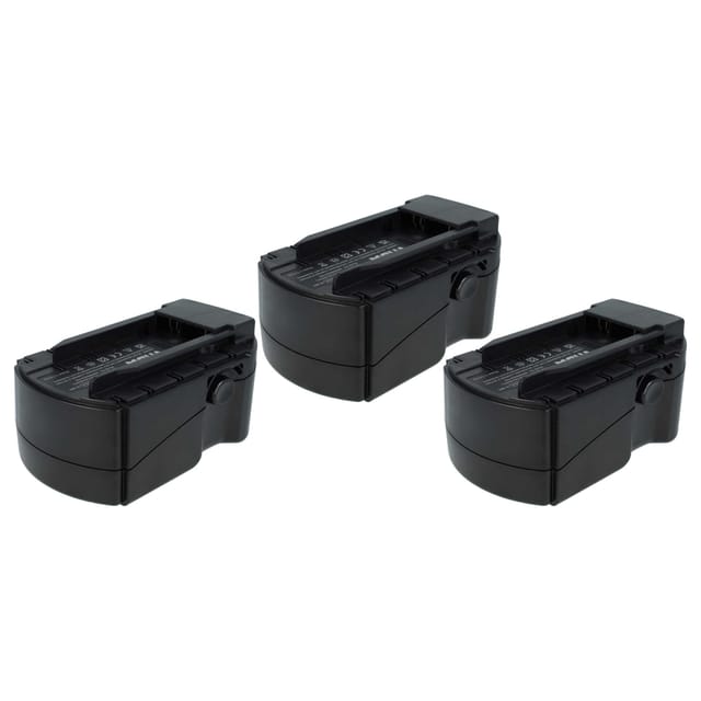 3x Akku kompatibel mit Hilti wsr 650-A, wsc 6.5, uh 240-A, wsc 55-A24, te 2-A, sfl 24 Elektrowerkzeug (2500 mAh, NiMH, 24 v) - Vhbw