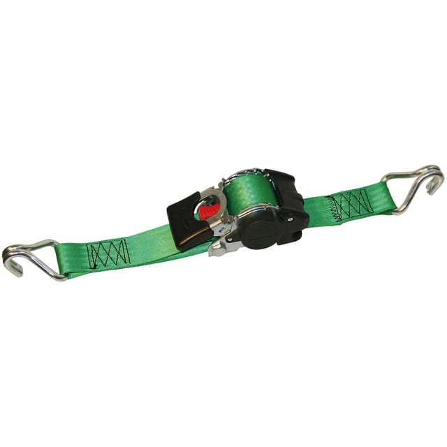 Kerbl - Automatik-Zurrgurt mit Aufrollfunktion Farbe grün, Länge 3 m, Breite 50 mm