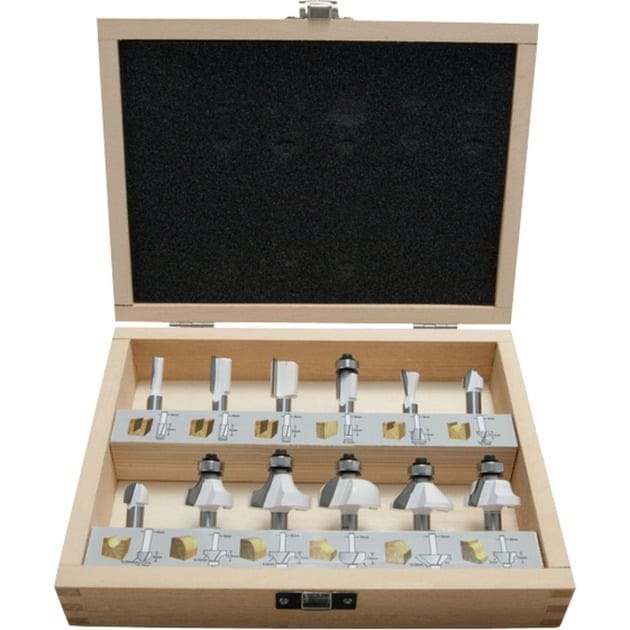 Oberfräsen-Set Makita D-53556