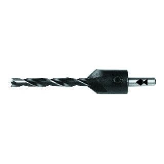 Aufsteckversenker Set hss mit CV-Holzspiralbohrer 8/20mm x 117mm Fisch