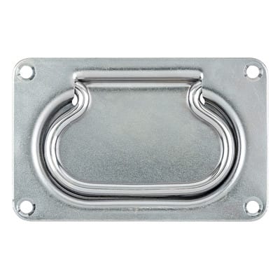 Einlass-Kistengriff 140x90 mm verzinkt - Vormann