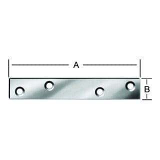Vormann - Verbindungsblech 40X15 verz.