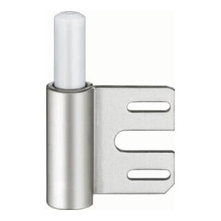 Simonswerk - Rahmenteil v 8100 wf Bandlänge 38mm Rollend. 15mm Stahl vernickelt ve