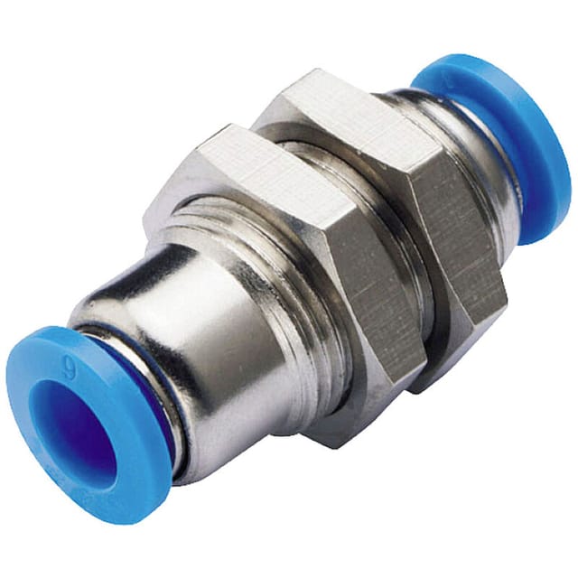 Gerade-Verbinder PM6 Rohr-Ø: 6 mm 1 St. - Tru Components