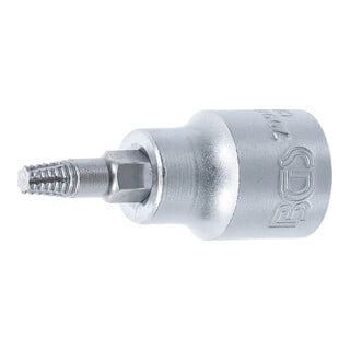 Bgs Technic - Schraubenausdreher-Bit-Einsatz Antrieb Innenvierkant 10 mm (3/8') für defektes T-Profil (für Torx) T25