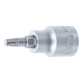 Bgs Technic - Schraubenausdreher-Bit-Einsatz Antrieb Innenvierkant 10 mm (3/8') für defektes T-Profil (für Torx) T25