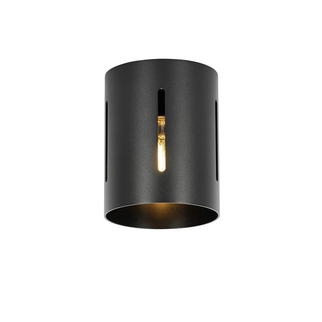 Design Deckenleuchte Schwarz mit Lichteffekt - Yana