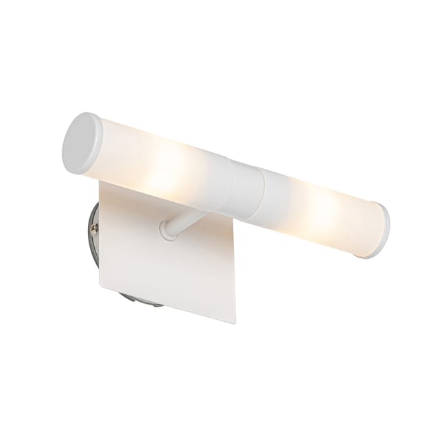 Moderne Badezimmer-Wandleuchte weiß IP44 2-flammig - Bath
