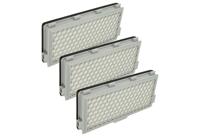 3x Staubsaugerfilter kompatibel mit Miele Complete C3 Cat and Dog Powerline, C3 Powerline Staubsauger - hepa Abluft-Filter H13 - Vhbw