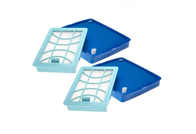 Filter-Set Ersatz für Philips CP0617+CP0616, FC8003/01 für Staubsauger - 4x Filter (Abluft-Filter, Ansaugfilter) - Vhbw