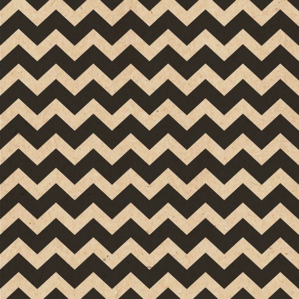 Braun & Company Servietten natur schwarz 33 x 33 cm - 20er Pack Partydekoration