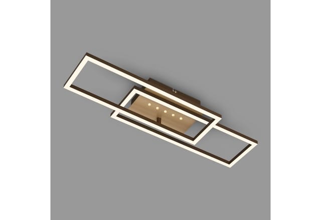 Led ceiling light with led dots,brown-gold,LED/30W