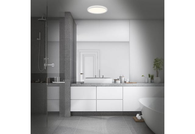 Led Bad-Deckenleuchte, weiß, LED/22W