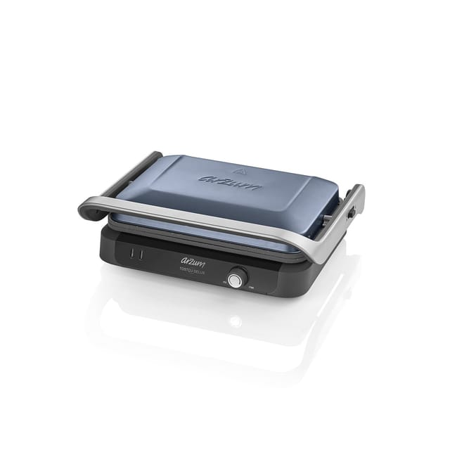 Arzum - Tostçu Delux 1800W, Kontaktgrill Sandwichmaker Sandwich-Toaster Blau