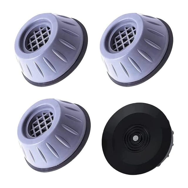 Packung mit 4 Anti-Vibrations-Pads, Anti-Lärm- und Anti-Rutsch-Unterlagen für Waschmaschinen