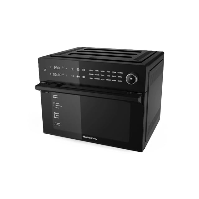 Melchioni 118340032 Fritteuse Eins/Eine(r) 30 l Unabhängig 1800 W Heißluftfritteuse Schwarz