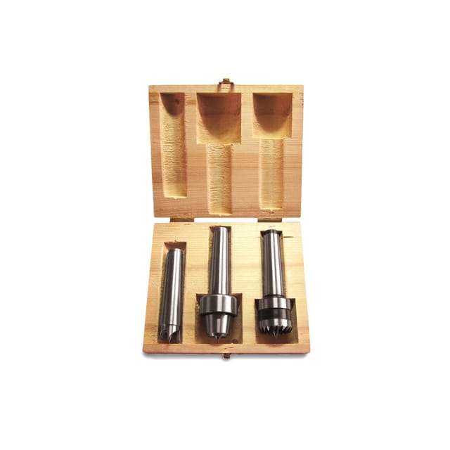 Holzstar - Mitnehmerset MK2 3-tlg Konusaufnahme MK2, für Drechselmaschinen 5931056