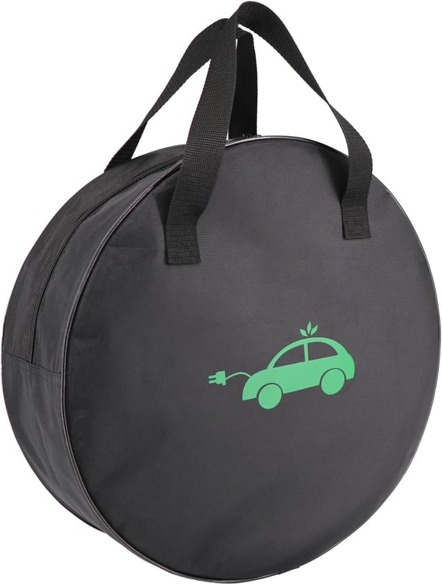 EV-Kabeltasche, Kabeltragetasche (600D-Polyester), Elektroauto-Aufladung für Typ-2- und Typ-1-Kabel und Organizer für alle Kabel und Verlängerungen
