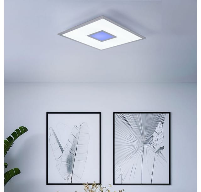 Etc-shop - led Deckenleuchte Panel Esszimmerlampe Wohnzimmerleuchte Flurleuchte Tageslichtlampe, rgb dimmbar Fernbedienung cct Timer Memory