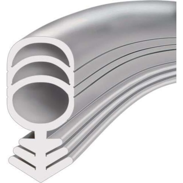 Ellen - universeal Plus, diy Progr., f. KF-Fenster u. -türen tpe schwarz, l 5mtr