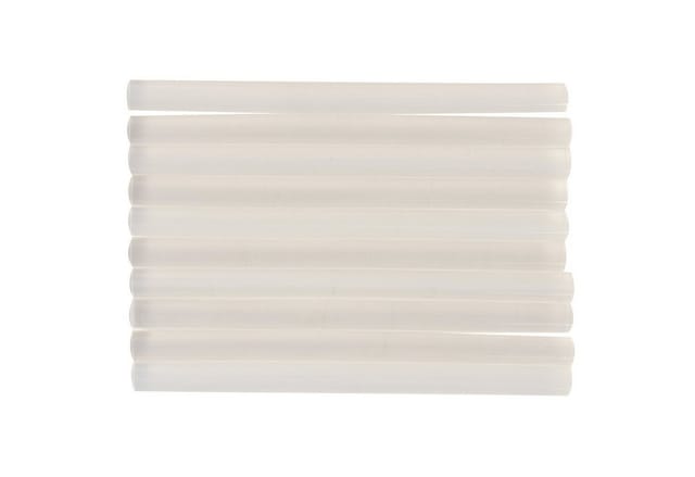 Peveha24 - Mini Heißkleber Klebepistole 230V mit 36x 7,2mm Klebestifte transparent bunt Glitzer