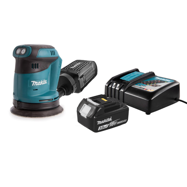 Exzenterschleifer 18V lxt (1x3.0 Ah) in makpac Makita DBO180RF1