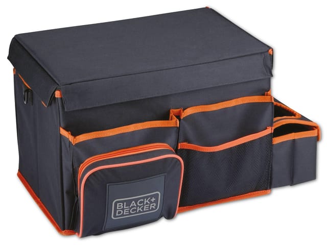 Black&decker - Auto-Organizer, Tasche mit Fächern, 47,5x25x30 cm
