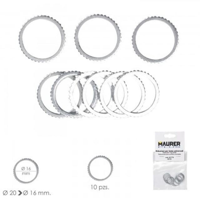 Adapter/Reduzierstücke Holztrennscheibe Ø 20 bis Ø 16 mm. (Beutel 10 Stück)