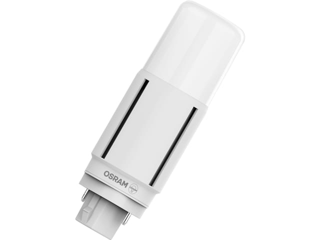 OSRAM DULUX LED D13 VT EM, G24D, 5,5W, 640lm, 3000K, warmweiße Lichtfarbe, für vertikale Applikationen geeignet dank Abstrahlwinkel von 300 Grad,