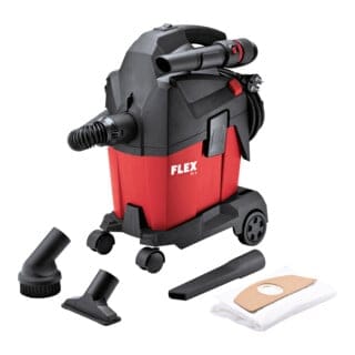 Kompakt Sauger vc 6 l mc manuelle Filterabreinigung +6 Filtersäcke +Zubehör - Flex