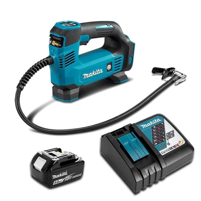 18V Li-Ion (2x3,0 Ah) Inflator mit Schnellladegerät Makita DMP180RF2