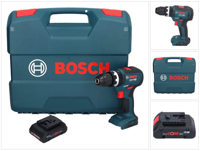 Bosch gsb 18V-55 Professional Akku Schlagbohrschrauber 18 v 55 Nm Brushless + 1x ProCORE Akku 4,0 Ah + Koffer - ohne Ladegerät