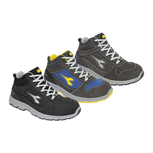 Diadora Run ll High S3 ESD SRC Schuhe - 42 EU - Grau