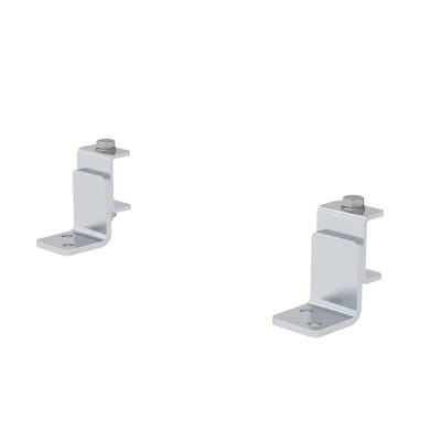 Günzburger Steigtechnik 2x Bodenbefestigungswinkel für modulares Arbeitspodest - 050419