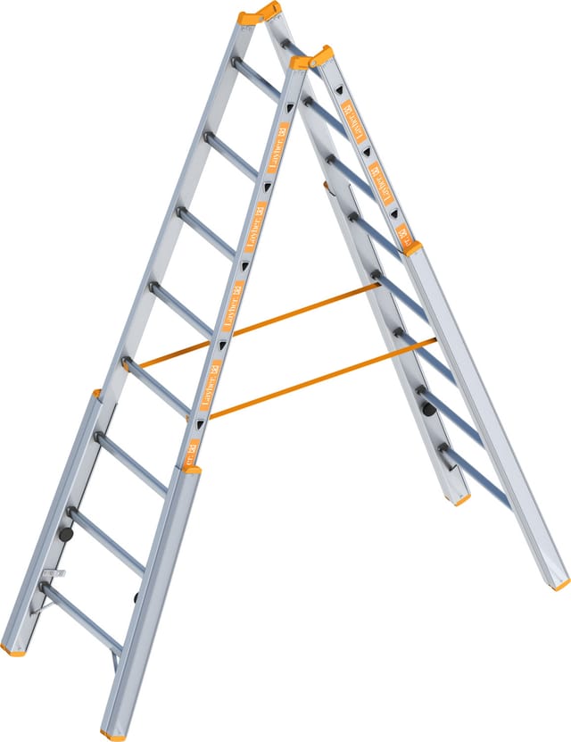 Layher Topic 1061 Treppenstehleiter 2x8 Sprossen
