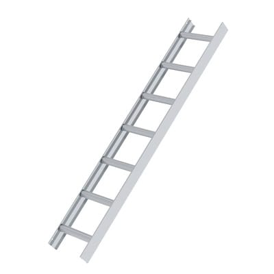 Günzburger Steigtechnik Dachleiter Alu Natur 7 Sprossen - 011112