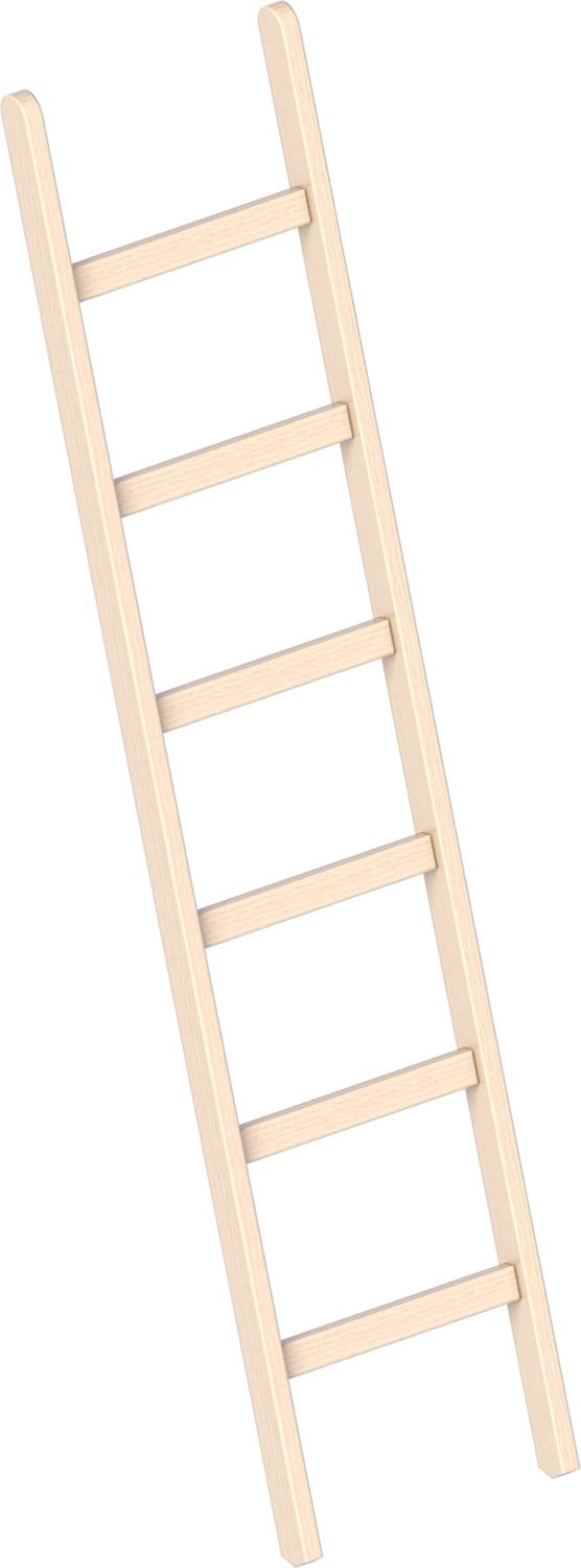 Layher 1052 Holzanlegeleiter 6 Sprossen