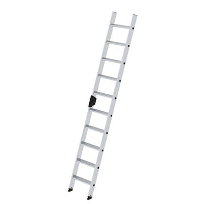 Günzburger Steigtechnik - Stufen-Anlegeleiter ohne Traverse 10 Stufen - 040310