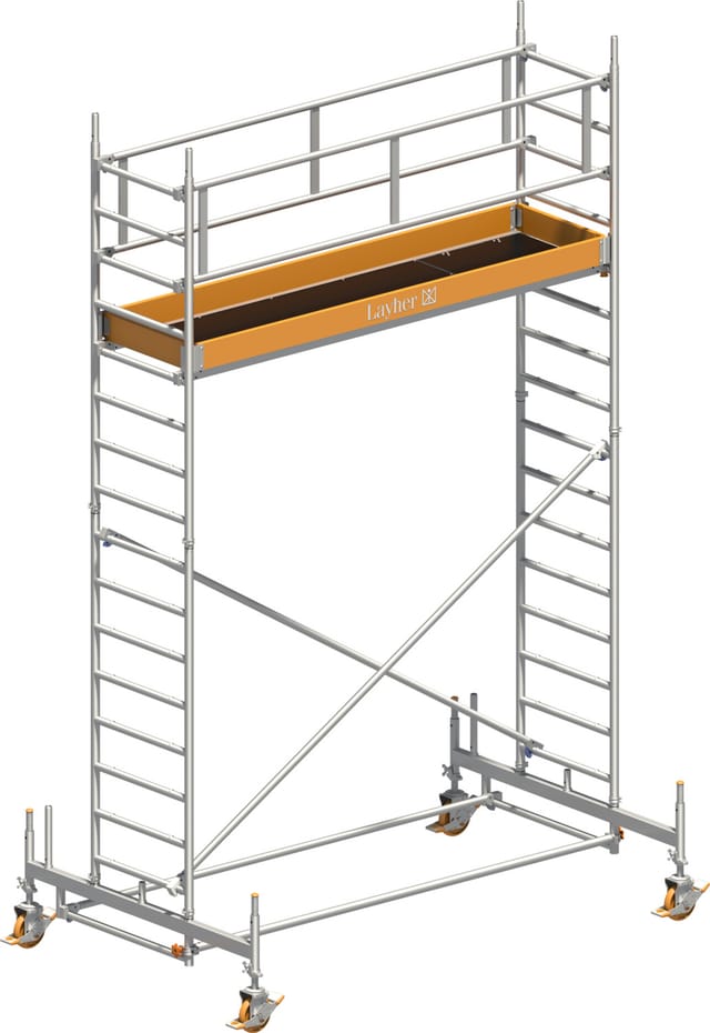 Layher Rollgerüst Uni Standard 5,35m AH (DIN EN 1004:2004)